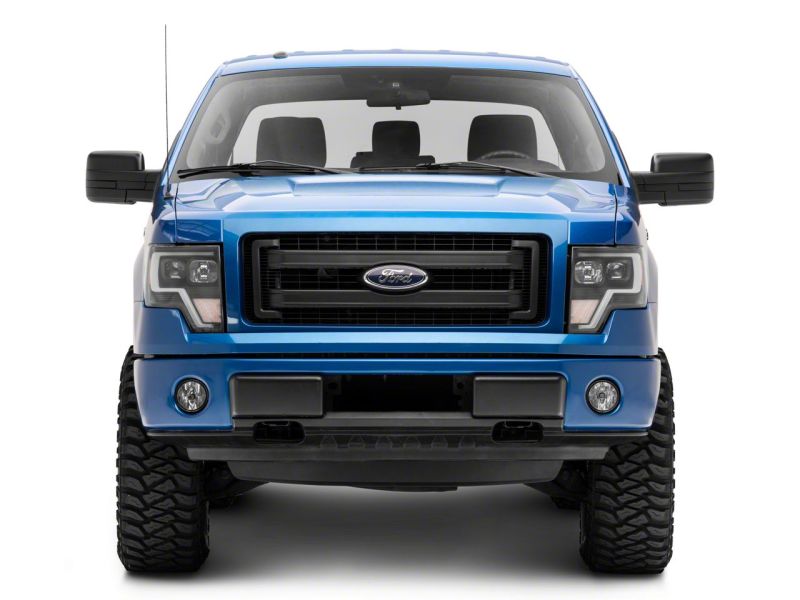 Phares de projecteur à bascule Raxiom 09-14 Ford F-150 Axial G4 Light Bar - Boîtier noir (lentille transparente)