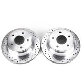 Disques de frein arrière Power Stop 97-05 Chevrolet Blazer Evolution percés et fendus - Paire