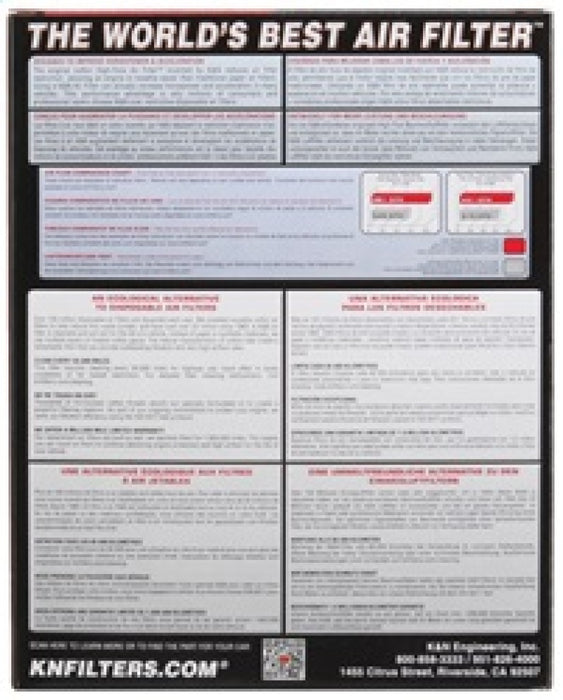 Filtre à air de rechange K&amp;N FILTRE À AIR, BUICK 86-93, CHEV 90-96, OLDS/PONT 86-96