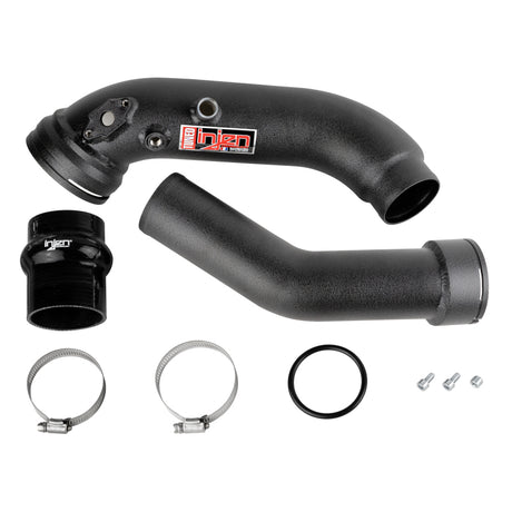 Tuyaux d'échangeur thermique SES noirs froissés pour BMW L6-3.0L/Turbo/Twin Turbo/L4-2.0L/L6-2.5L 16-20