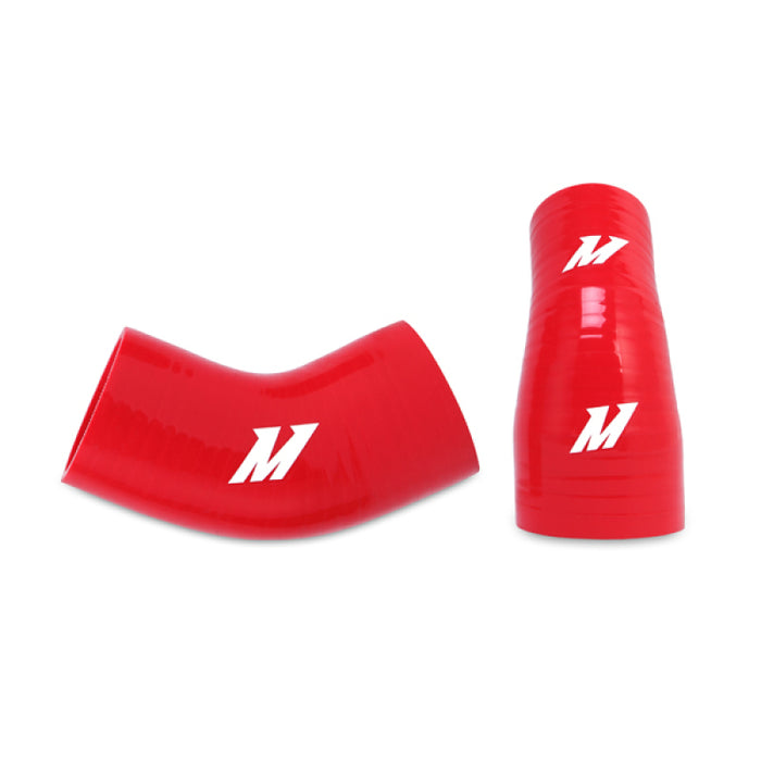 Kit de tuyaux de refroidisseur intermédiaire inférieur rouge Mishimoto 01-07 Mitsubishi Lancer Evolution 7/8/9