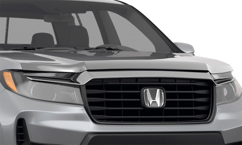 AVS 21-22 Honda Ridgeline / 2022 Honda Passport Aeroskin Low Profile Hood Shield - Chrome