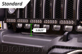 Kit de support de pare-chocs Diode Dynamics 18-21 Jeep JL Wrangler/Gladiator SS30 - Conduite ambrée (simple)