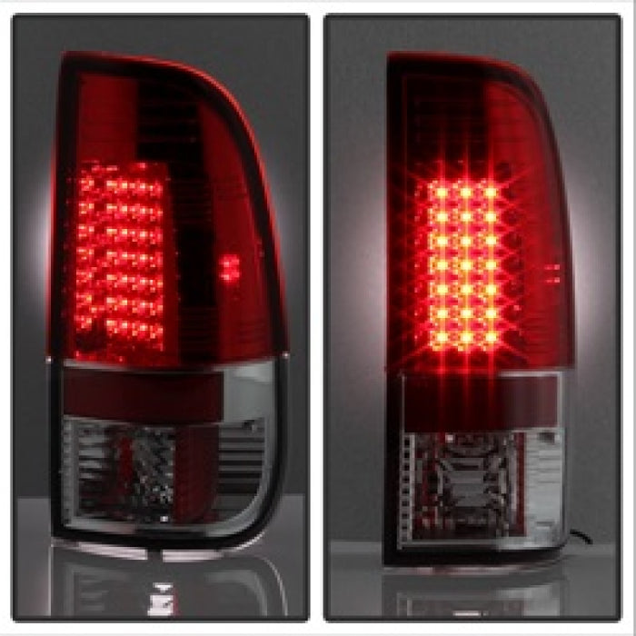 Feux arrière LED Spyder Ford F150 côté 97-03/F250/350 Duty 99-07 Rouge Clair ALT-YD-FF15097-LED-RC