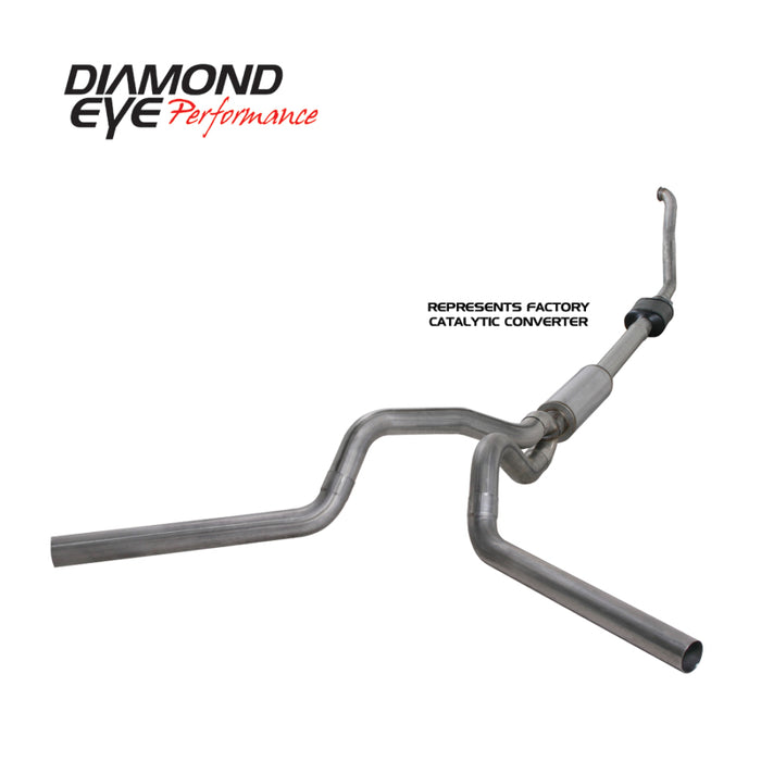 KIT Diamond Eye 4in TB MFLR TUYAU DE RÉPARATION DOUBLE SS 94-97 5 7 3L F250/F350 PWRSTROKE NFS W CARB STDS