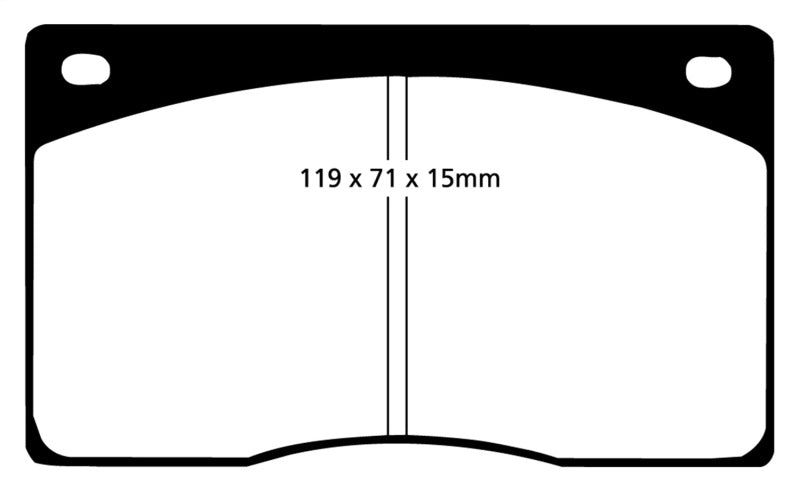 EBC 93-97 Aston Martin DB7 3.2 Supercharged Redstuff Front Brake Pads