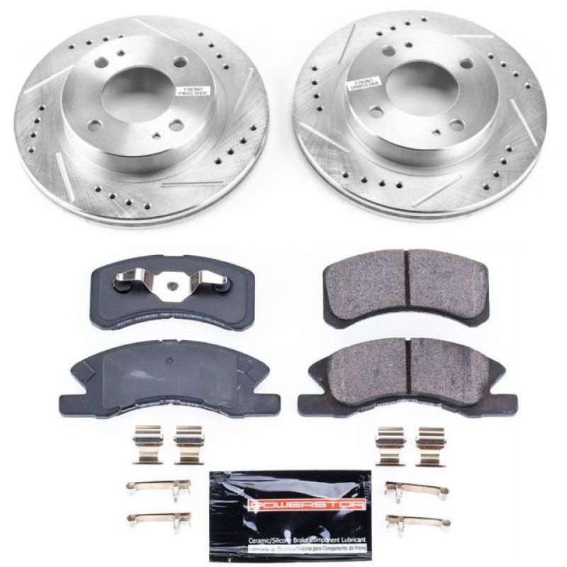 Power Stop 14-15 Mitsubishi Mirage Front Z23 Evolution Sport Brake Kit