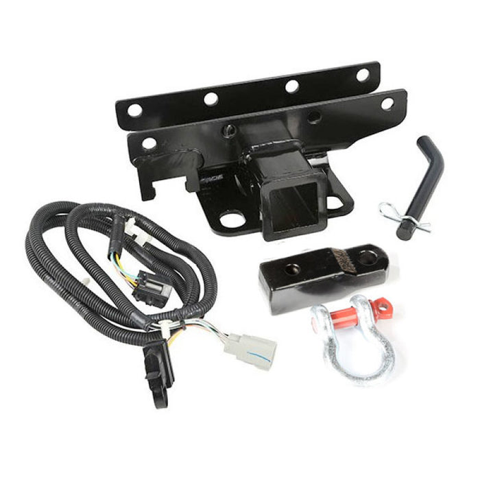 Kit d'attelage de récepteur Rugged Ridge avec manille en D pour Jeep Wrangler 07-18