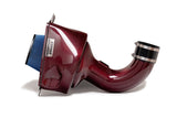 Prise d'air en fibre de carbone rouge pour Chevrolet Corvette C7 6,2 L V8 Corsa 14-19 (ne convient pas aux Z06/ZR1)