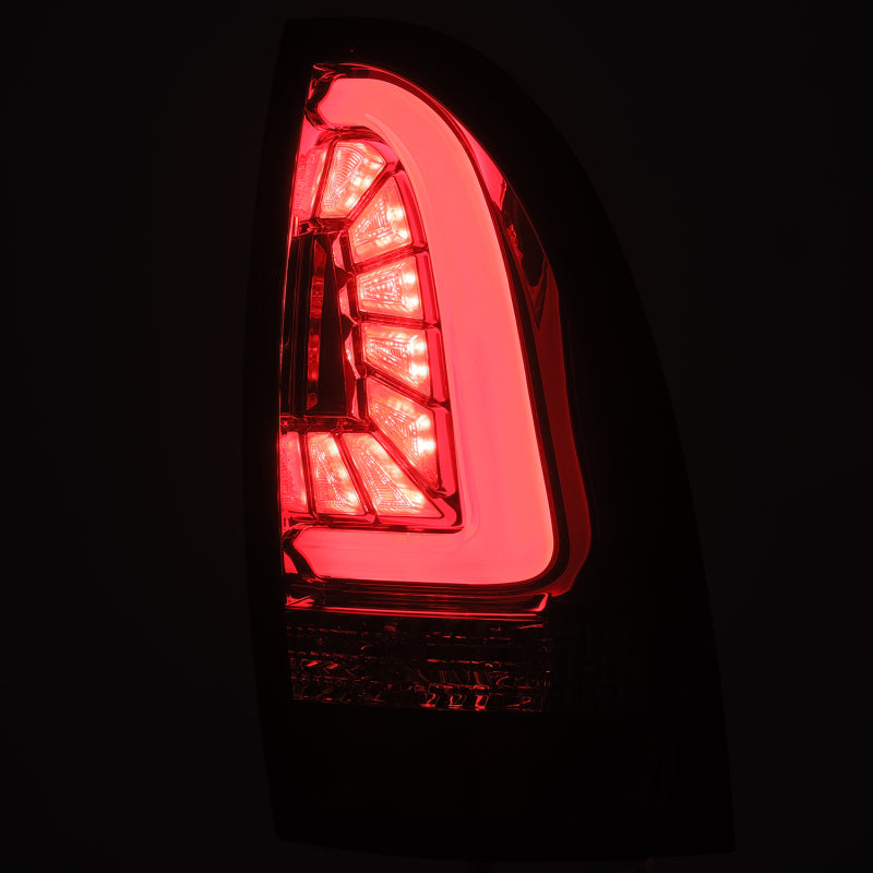 Feux arrière à LED AlphaRex 05-15 Toyota Tacoma PRO-Series Rouge Fumé
