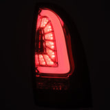 Feux arrière à LED AlphaRex 05-15 Toyota Tacoma PRO-Series Rouge Fumé