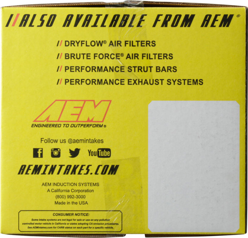 Système d'admission AEM Brute Force BFSCHALLENGER 5,7 L/6,1 L 2009-2010