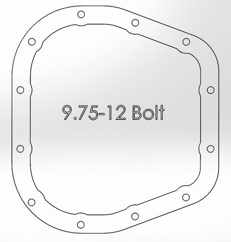 Couvercle de différentiel arrière aFe Power (usiné) 12 boulons 9,75 pouces 11-13 Ford F-150 EcoBoost V6 3,5 L (TT)
