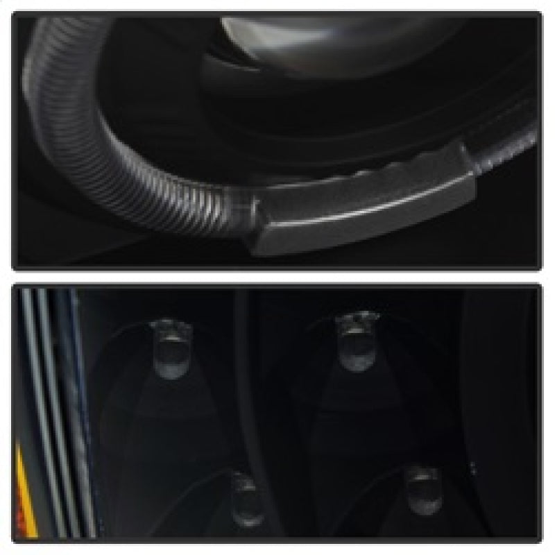 Phares de projecteur xTune Chevy Silverado 03-06 4 pièces - Halo LED - Noir PRO-JH-CSIL03-SET-BK