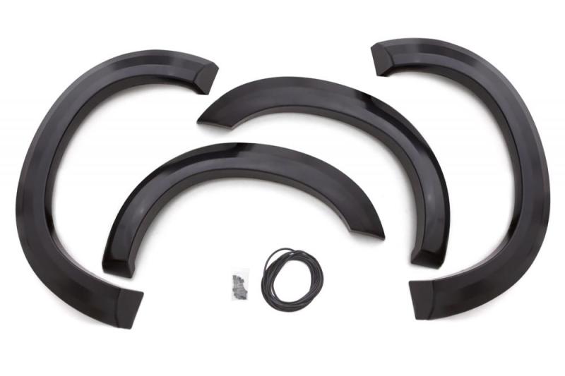 Élargisseurs d'aile texturés Elite Series pour GMC Sierra 1500 Ex-Extrawide 07-13 - Noir (4 pièces)