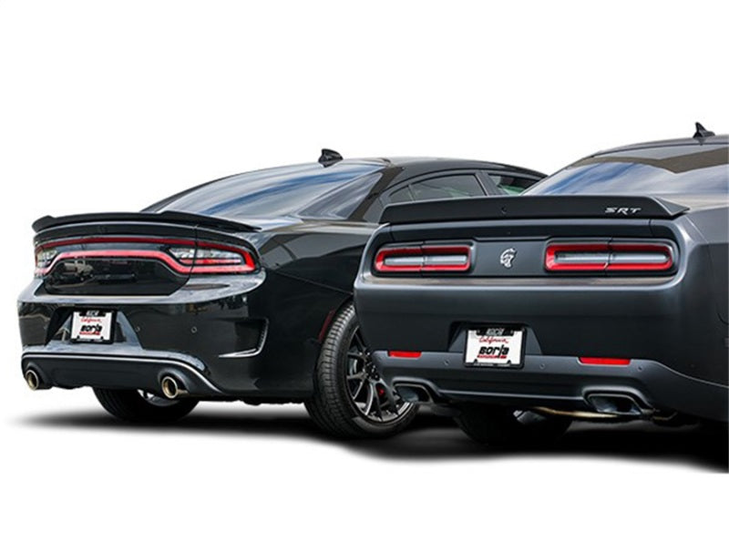 Borla 15-16 Dodge Challenger Hellcat 6.2L V8 ATAK avec simulateur de soupape CB Exhaust Factory Valance