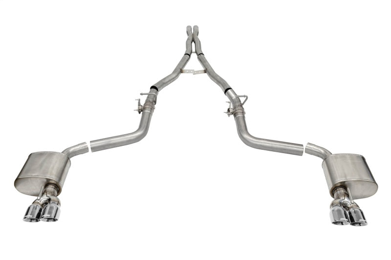 Corsa 15-21 Challenger SRT/Hellcat/Demon/Redeye 2,75 pouces Valved CB DR Exit avec double embouts Pol Pro de 3,5 pouces