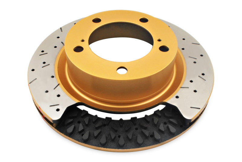 DBA 06+ BMW 335d/335i E90/91/92 Rear Drilled & Slotted 4000 Series Rotor