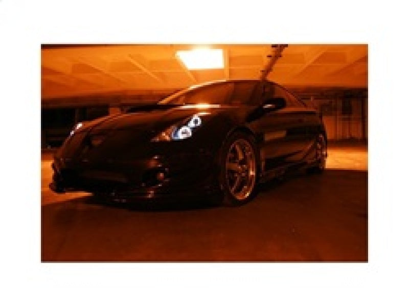 Phares de projecteur Spyder Toyota Celica 00-05 LED Halo DRL Blk High H1 Low H1 PRO-YD-TCEL00-LED-BK