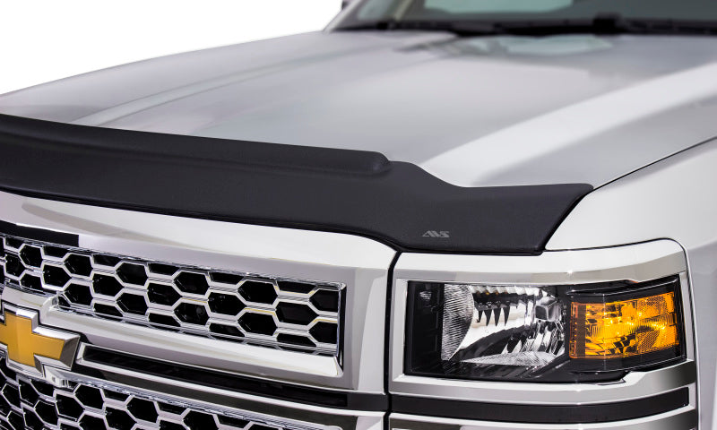 AVS 07-13 Chevy Silverado 1500 Aeroskin II Textured Low Profile Hood Shield - Black