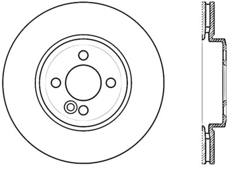 StopTech Drilled Sport Brake Rotor