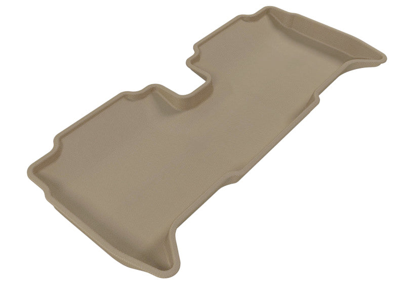 Tapis de sol MAXpider 2007-2011 Toyota Yaris Berline Kagu 2e rangée - Tan modèle 3D