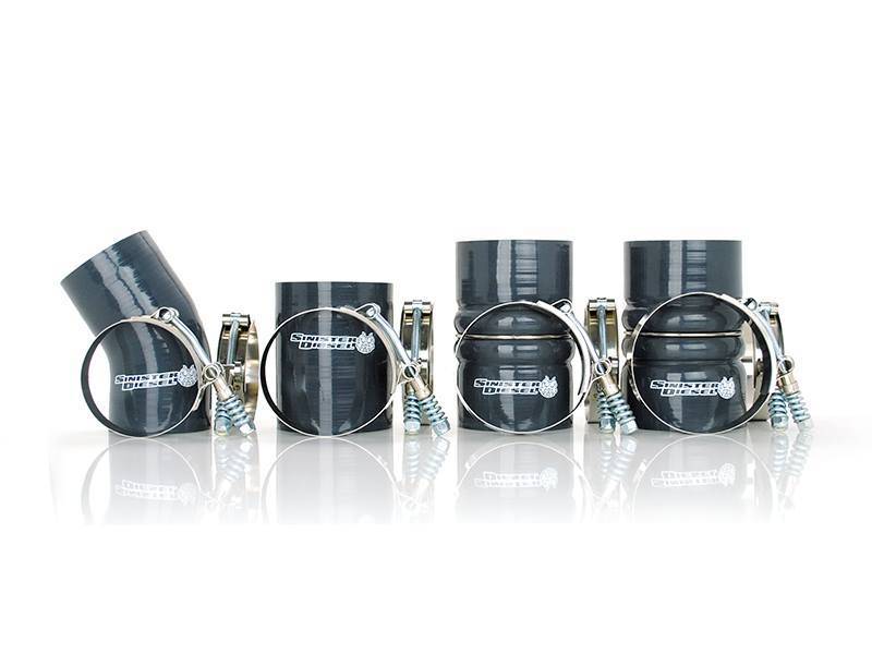 Kit de tuyaux et colliers de serrage Sinister Diesel 03-07 Ford Powerstroke 6.0L