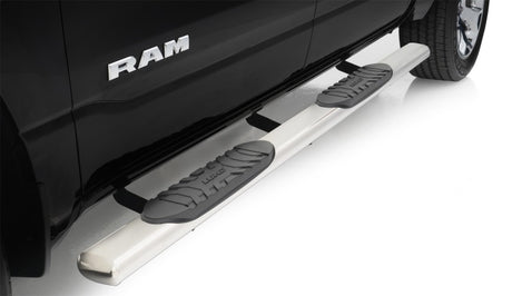 Barres de toit Lund 2019 Ram 1500 Crew Cab 5 pouces ovales droites SS - Polies