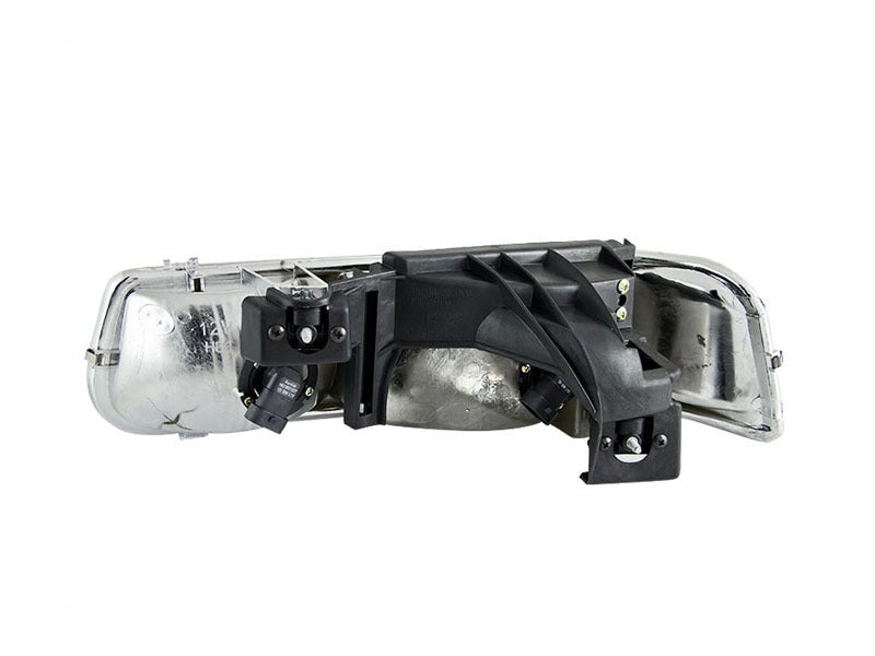 Phares en cristal chromés ANZO 1999-2002 Chevrolet Silverado 1500