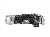 Phares en cristal chromés ANZO 1999-2002 Chevrolet Silverado 1500