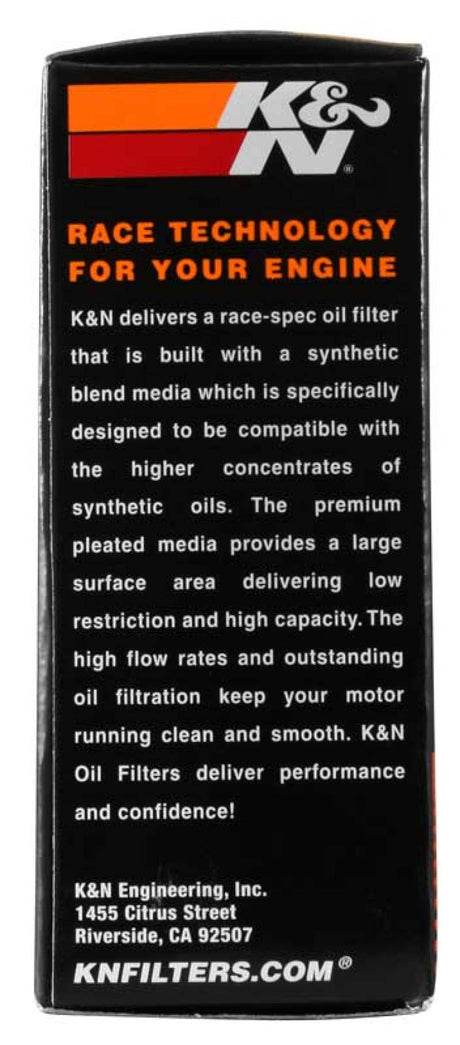 Filtre à huile K&amp;N Yamaha 3,969 po de diamètre extérieur x 1,531 po de hauteur