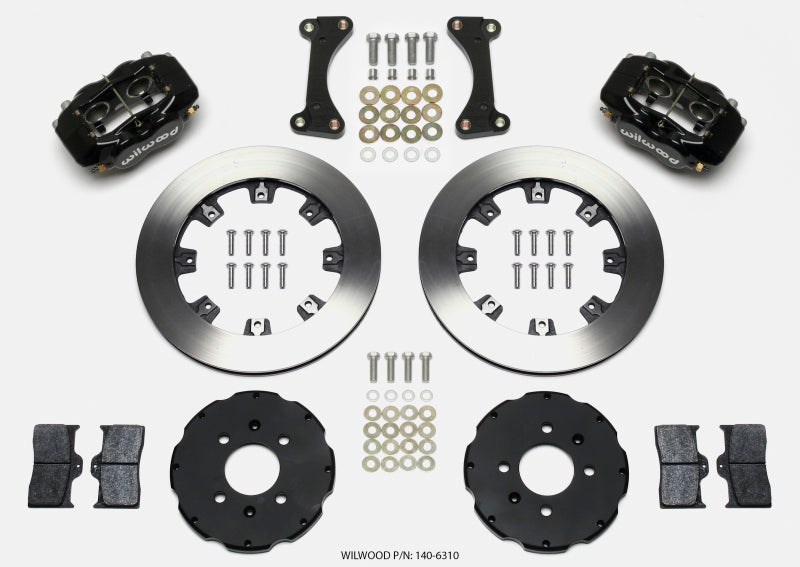 Kit de chapeau avant Wilwood Forged Dynalite 12,19 pouces 90-99 Civic avec disque de 240 mm