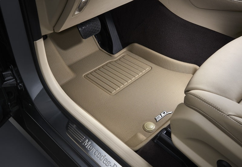 Tapis de sol 3D MAXpider 2011-2019 Mitsubishi Outlander Sport Kagu 1ère rangée - Tan