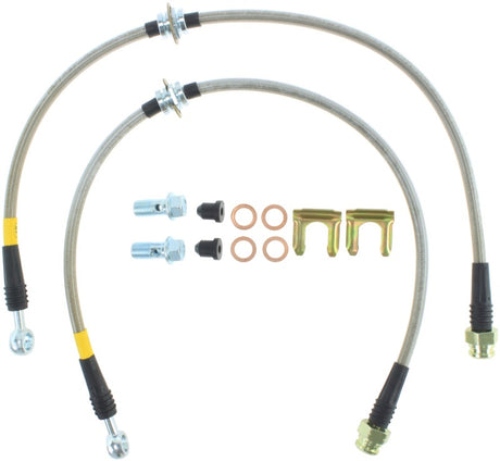 Conduites de frein avant en acier inoxydable StopTech 93-01 Impreza