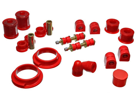 Ensemble de bagues principales Hyper-flex rouges pour Ford Focus 00-04 Energy Suspension