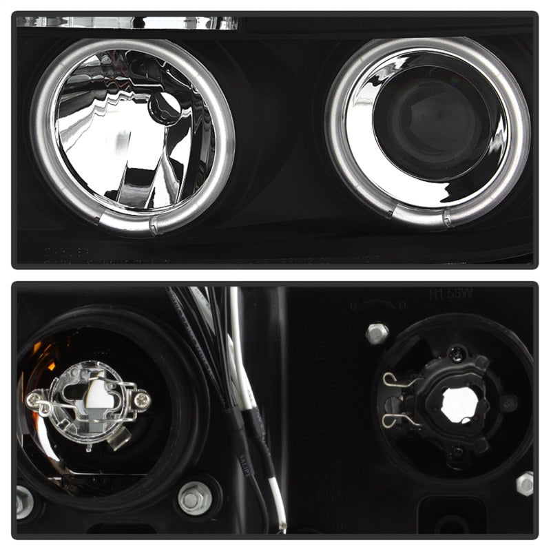 Phares de projecteur Spyder Toyota Tundra 07-13 CCFL Halo LED Blk PRO-YD-TTU07-CCFL-BK