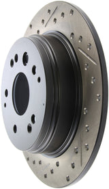 StopTech 04-08 Acura TL / 03-09 Honda Element Slotted & Drilled Right Rear Rotor