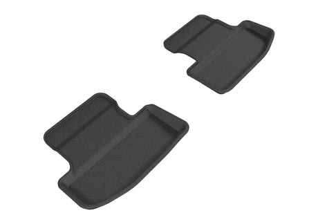 3D MAXpider 2015-2020 Ford Mustang Kagu 2nd Row Floormats - Black 3D MAXpider