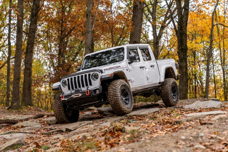 Marchepieds coulissants N-Fab Trail 2020 Jeep Wrangler Gladiator JT 4 portes tous les lits - SRW - Noir texturé