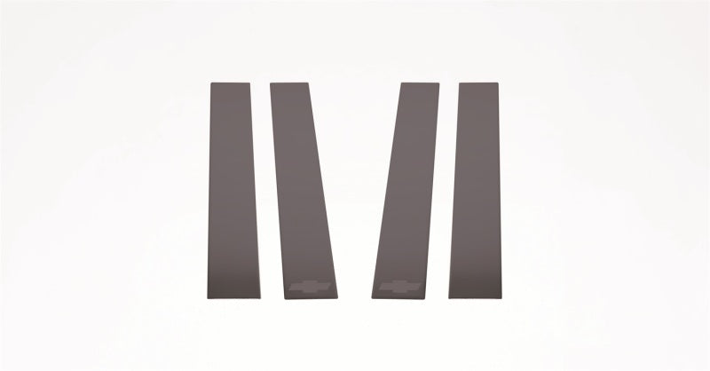 Putco 14-18 Chevy Silverado LD - Convient aux cabines doubles/doubles - 4 montants de pilier en platine noir