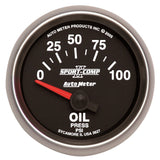 Kit de jauges de température et de pression d'huile de la boîte de vitesses du pilier A de Jeep Wrangler Autometer 11+ Sport Comp 2