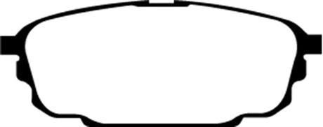 Plaquettes de frein arrière EBC 01-04 Mazda Protege 2.0 (disques arrière) Ultimax2