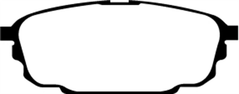 Plaquettes de frein arrière Yellowstuff EBC 01-04 Mazda Protege 2.0 (disques arrière)