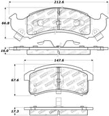 Plaquettes de frein StopTech Performance
