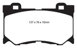 EBC 08-15 Infiniti G37 3.7 Greenstuff Front Brake Pads
