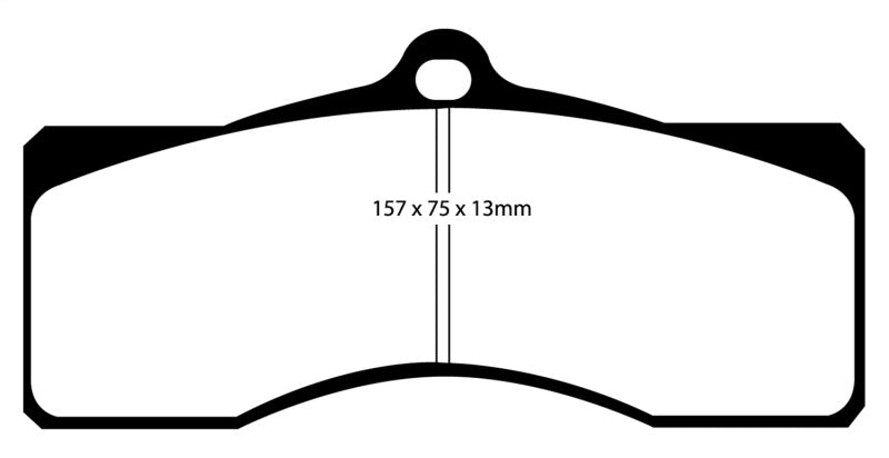 Plaquettes de frein avant EBC 68-69 Chevrolet Camaro (1ère génération) 4.9 Yellowstuff