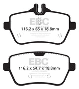 Plaquettes de frein arrière Redstuff EBC 14+ Mercedes-Benz S550 4.7 Twin Turbo