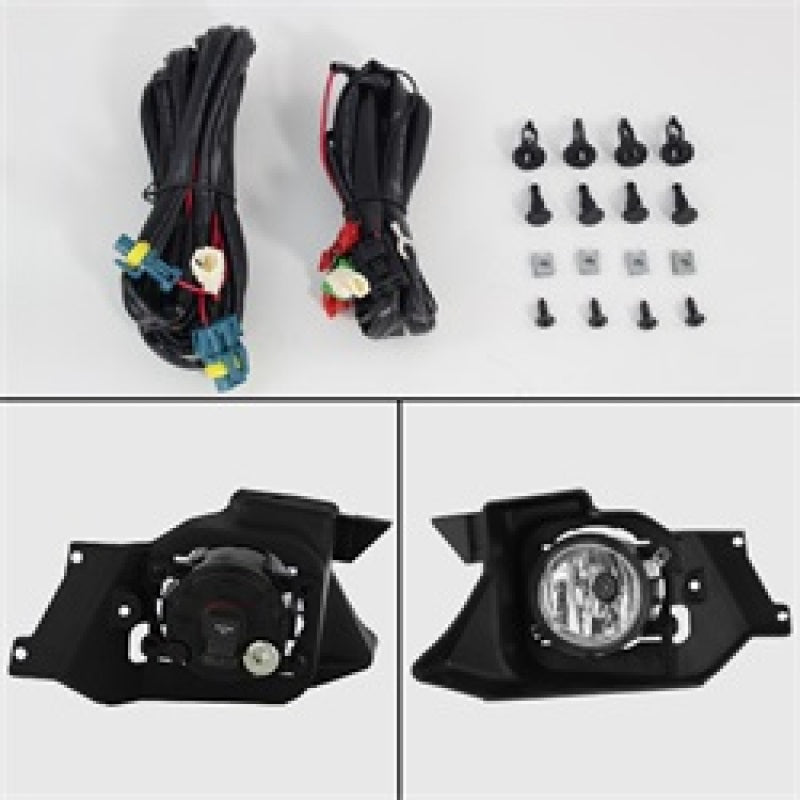 Feux antibrouillard Spyder Honda CRV 2012-2014 OEM avec interrupteur transparent FL-HCRV2012-C