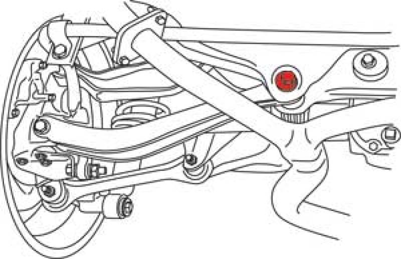 Kit de pincement arrière SPC Performance 00-09 Subaru Impreza / Legacy / Outback (BRAS SIMPLE - NÉCESSITE 2)