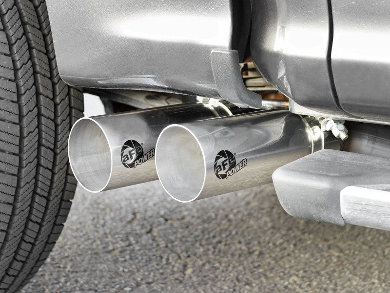 Échappement Cat-Back aFe Rebel 3 pouces 409 SS 2021 Ford F-150 V6 2,7 L/3,5 L (tt)/V8 5,0 L avec embouts polis